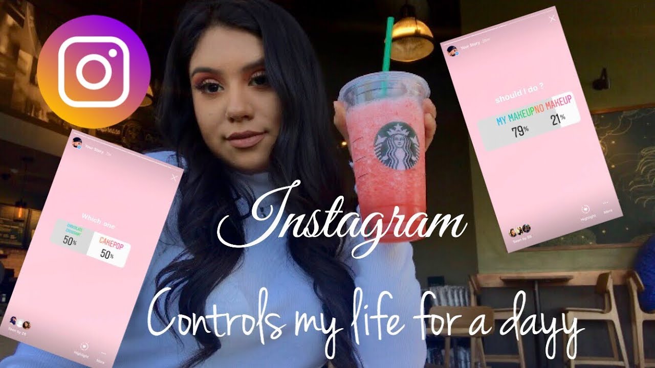 Instagram controls my life for a dayy! - YouTube