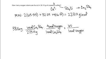 Determining Oxygen Atoms
