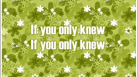 Savannah Outen - If You only knew - with lyrics