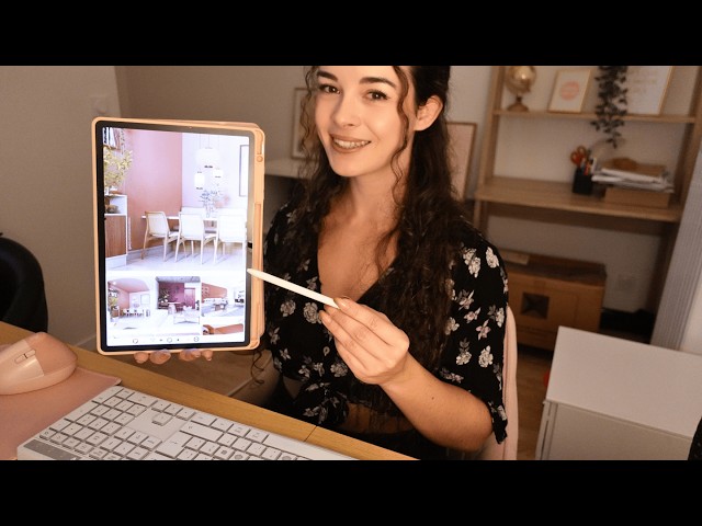 ASMR [Roleplay] - Décoratrice d'intérieur 1er rdv | Soft spoken, bruits de clavier, page turning