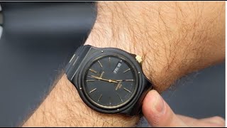 Vintage Seiko SQ Sports 100 black PVD - 6923-7069 80's Goodness!!!