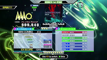 [DDR A3] DeStRuCtIvE FoRcE (ESP-13) 999,940 PFC