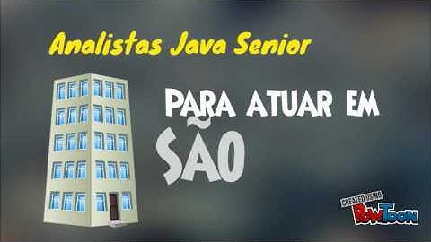 Vaga - Analista Java Senior
