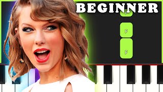 Anti-Hero - Taylor Swift | BEGINNER PIANO TUTORIAL