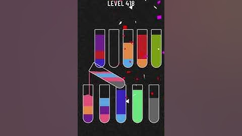 Water Sort Puzzle   level 418 !!! Mobile Cell Phone Game Walkthrough Android / Apple