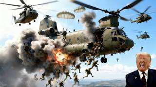 Hell in the Sky! 10 US CH-47 Helicopters Shot Down by Russian Su-57 Jets