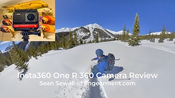 Insta360 One R Test   Backcountry Snowboarding, HDR, Stability, 360 Video
