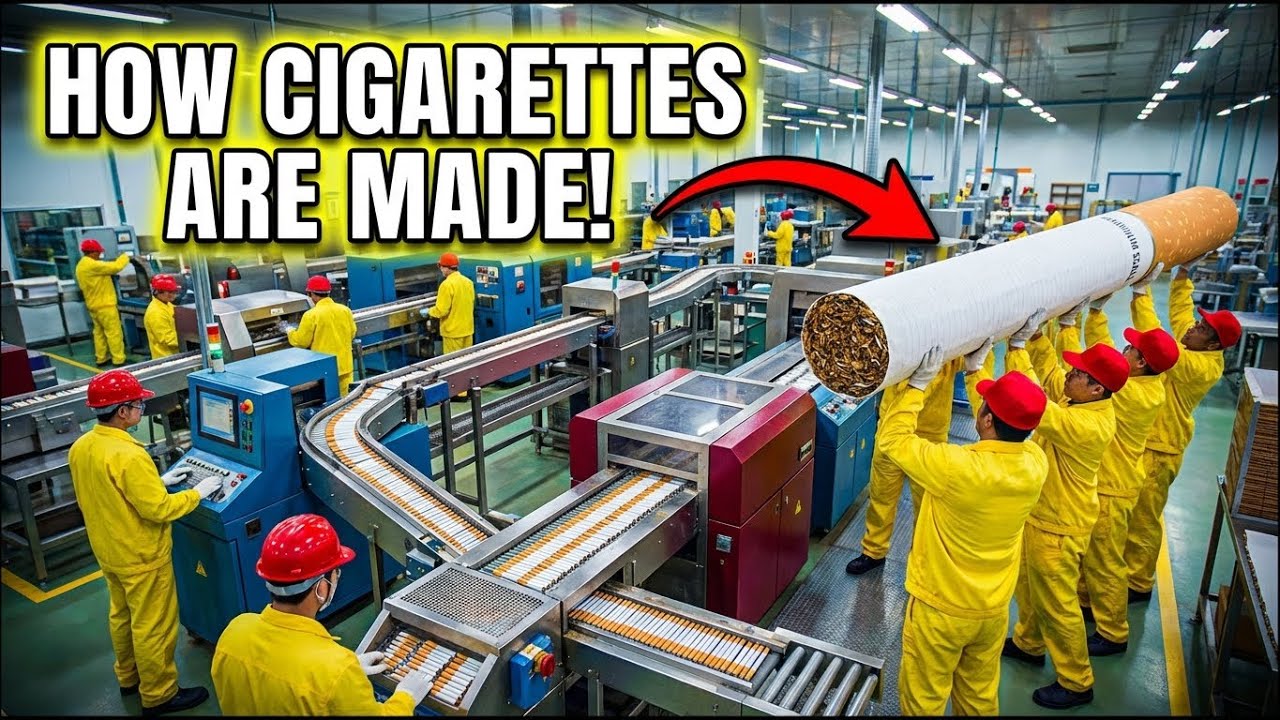 How Cigarettes Are Made in Factory