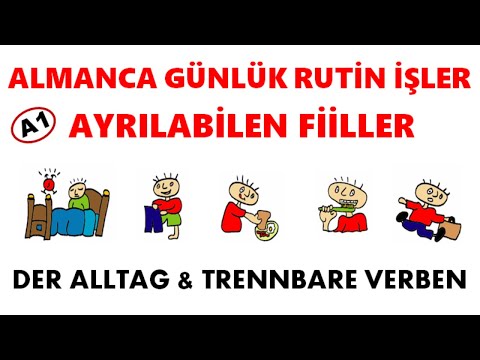 26.DERS ALMANCA|9.sınıf 4.ÜNİTE Ders 27| Günlük Yaşam ve Ayrılabilen Fiiller