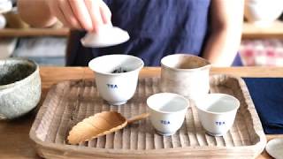 上出長右衛門窯/蓋碗 TEA字 | まるや