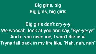 Big girls don't cry - Zhavia ward (lirik)