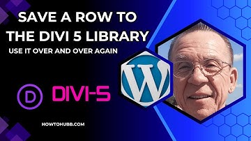 How to Save a Row Layout to the Divi 5 Library (Beginner Tutorial)