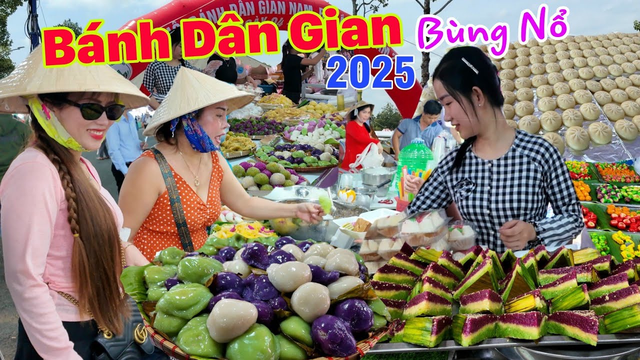 LỚN KHỦNG KHIẾP Lễ hội bánh dân gian LỚN NHẤT MIỀN TÂY Cần Thơ 2025