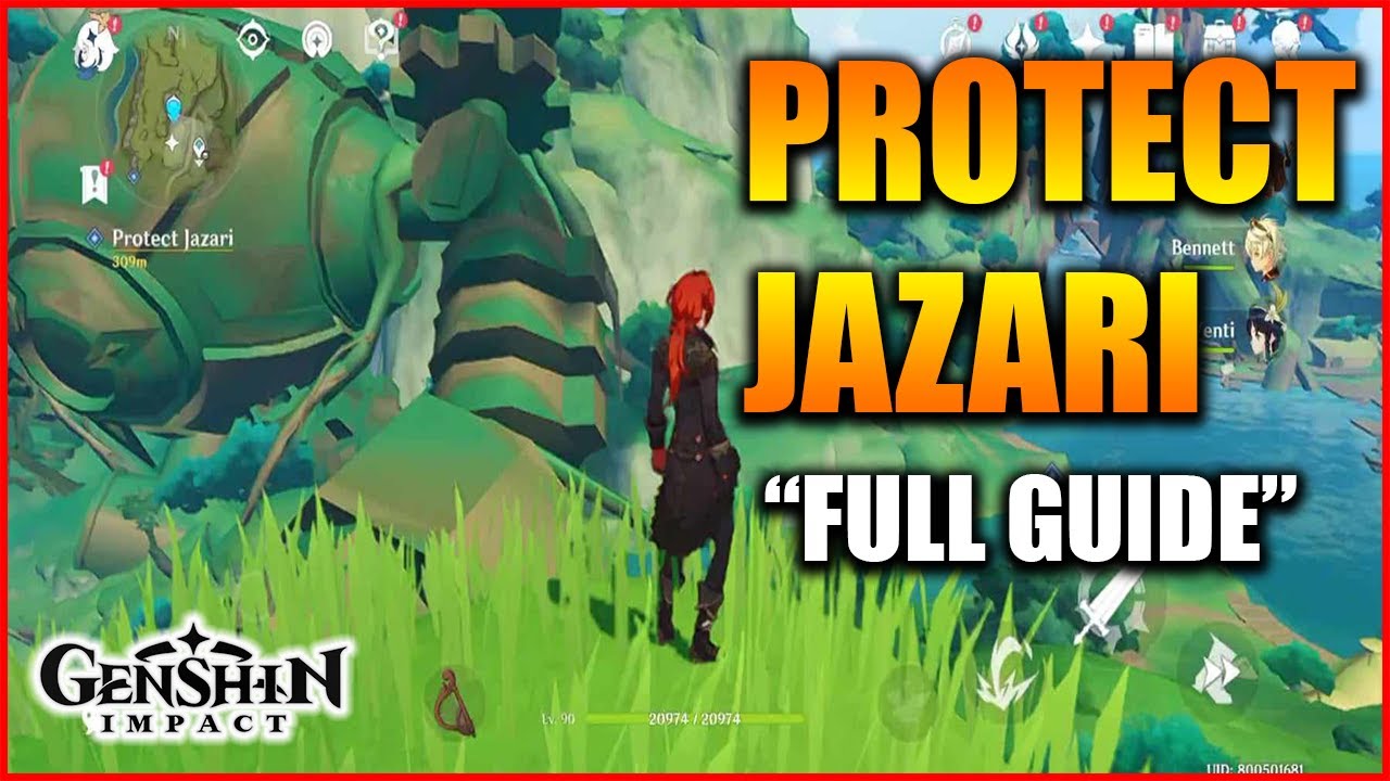 Genshin Impact: Protect Jazari | Complete Guide!