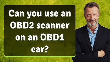 Can you use an OBD2 scanner on an OBD1 car?