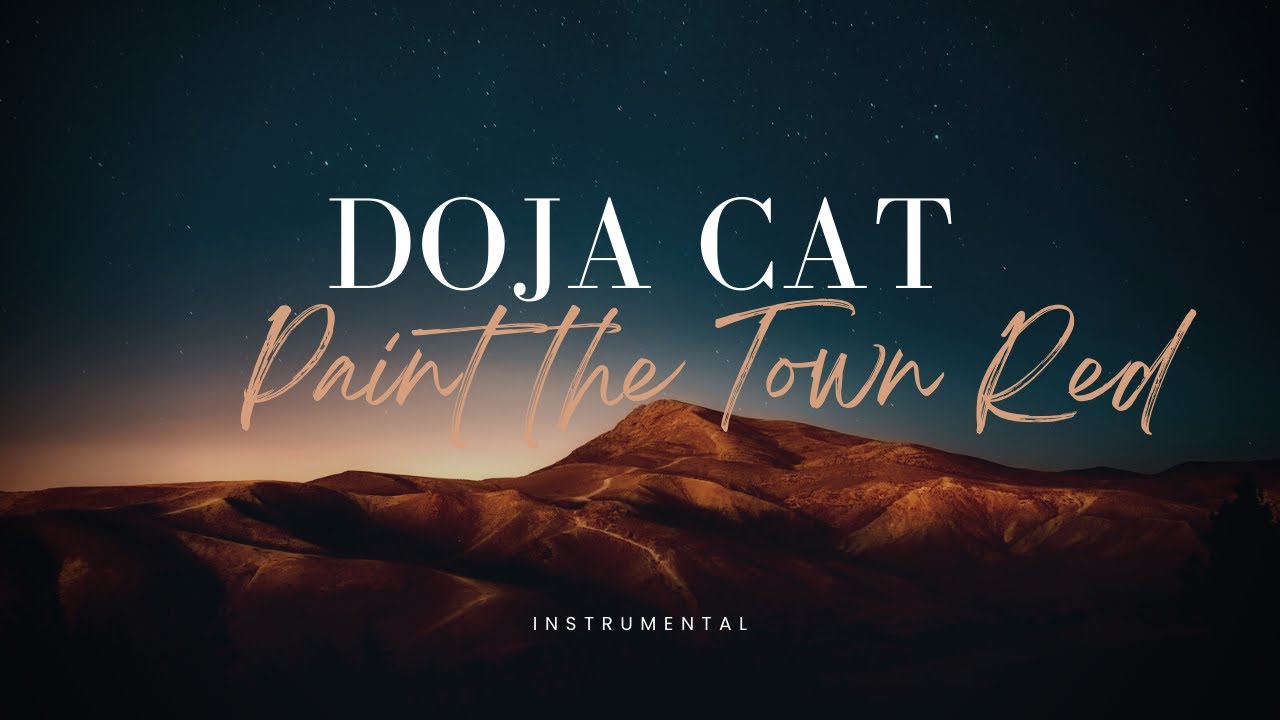 Doja Cat - Paint The Town Red (instrumental)