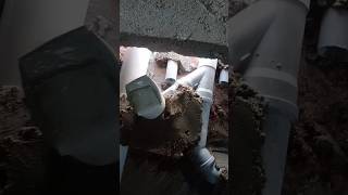 bathroom sanitary pipe line work #shortvideo #trending #viral