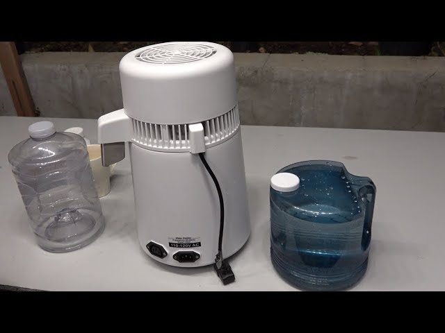 VEVORbrand 4L Water Distiller Pure Water Distiller with Dual