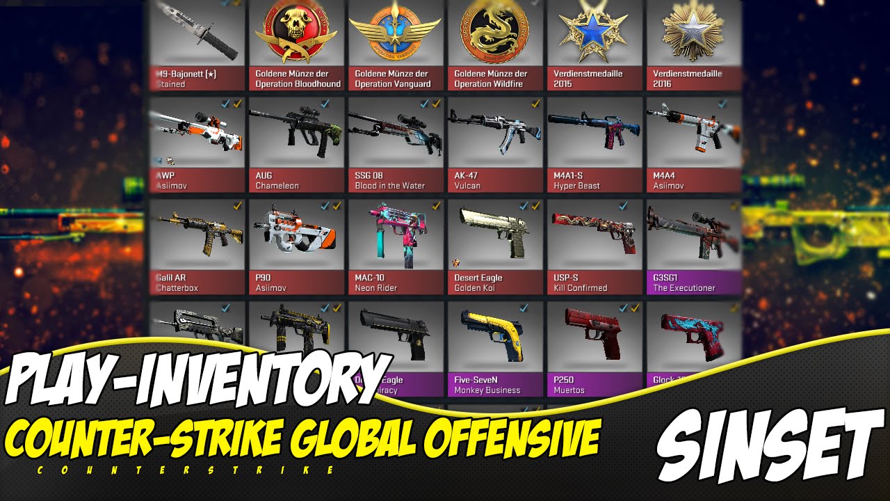 CS:GO | FULL RED | PLAY-INVENTORY 280€ [German] - YouTube