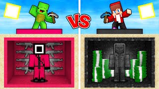 Mikey vs JJ : Who Mined the Best Squid Game Skin in Minecraft (Maizen) screenshot 5