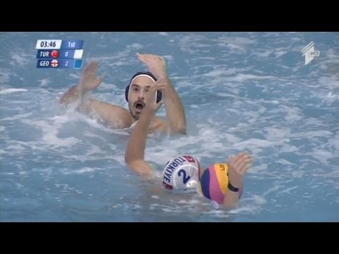 წყალბურთი. თურქეთი - საქართველო, პირველი ტაიმი