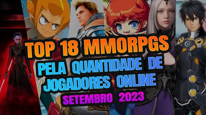 🔴 TOP 10 RPG ONLINE GRATIS MAIS JOGADOS DE 2023 (MMOROPG) 