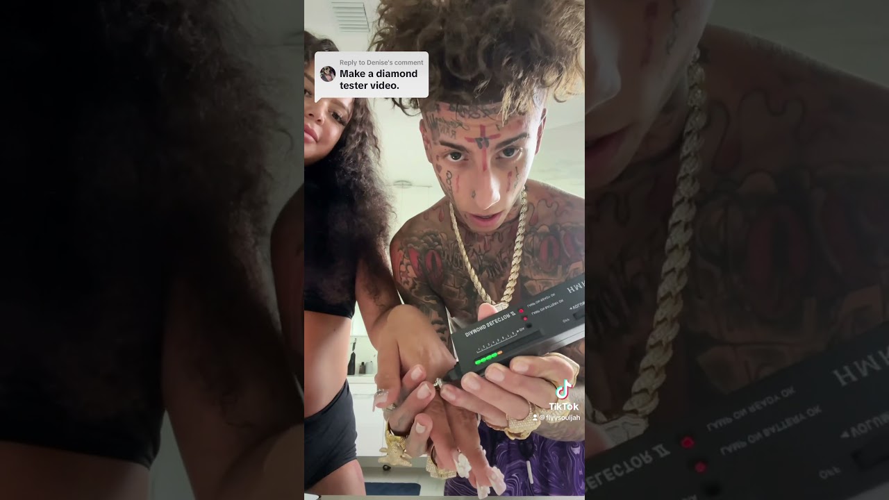 Island boy testing his girlfriends new diamonds 💎 😂