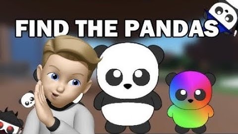 ROBLOX - Find the pandas