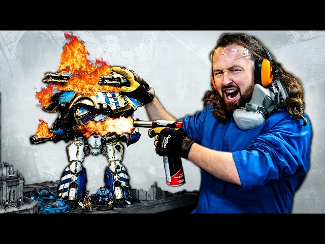 Games Workshops most expensive model SET ON FIRE - YouTube