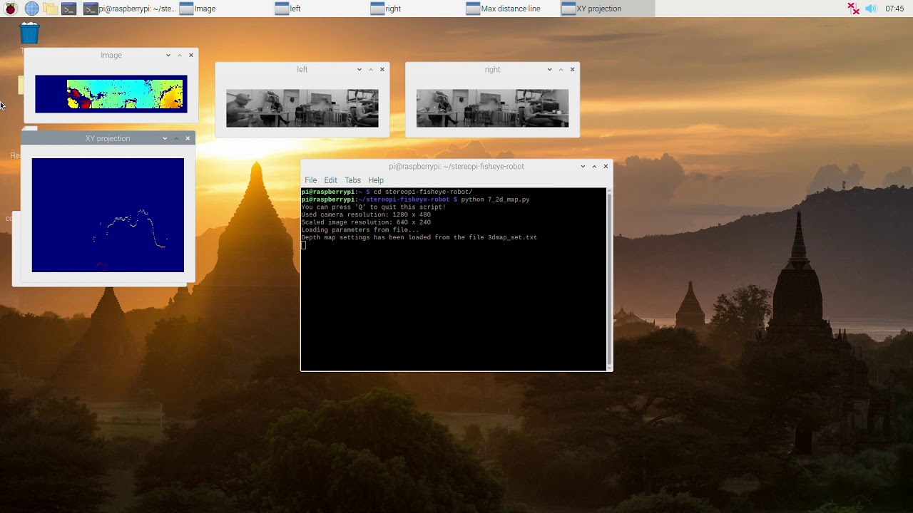 Step 7, Building a 2D map from the Depth Map, Python - YouTube