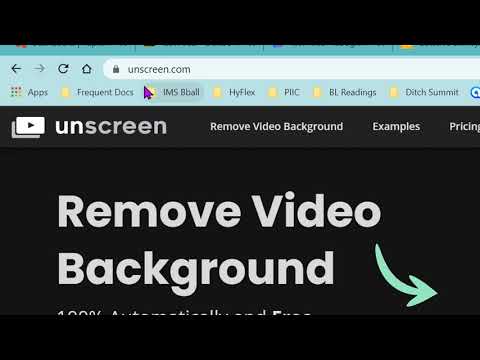 Use Unscreen to Remove Background from Videos