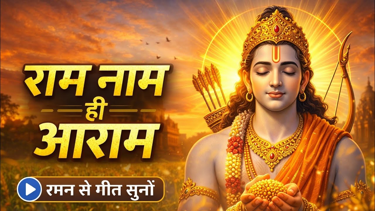 RAM NAAM HI AARAM 🕉️ | Cute Ram Bhajan | Sunday Morning Peaceful Song | 