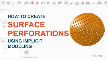 How to Create Surface Perforations Using Implicit Modeling