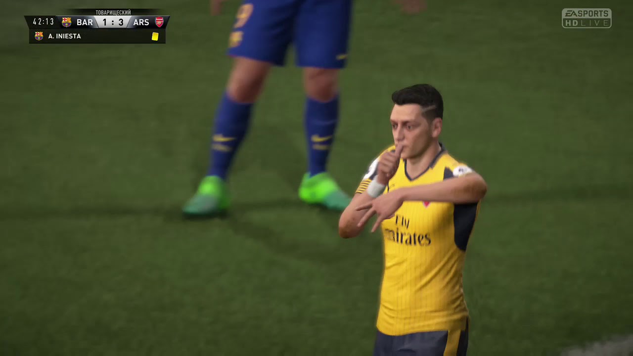 Гол Месута Озила со штрафного #17