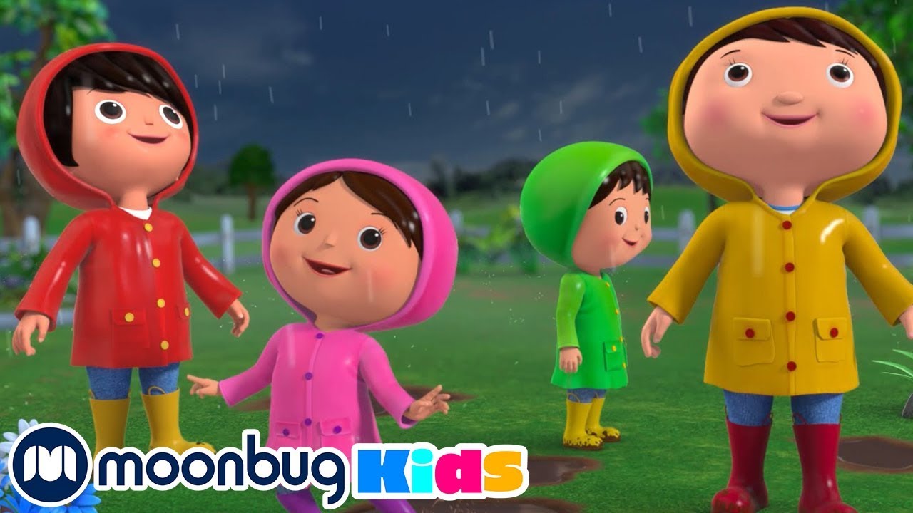 Splashing in Muddy Puddles Song | Kids Songs | Nursery Rhymes | Sleep ...