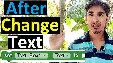 Show text in label automatic of textbox without clock sensor thunkable makeroid appybuilder.