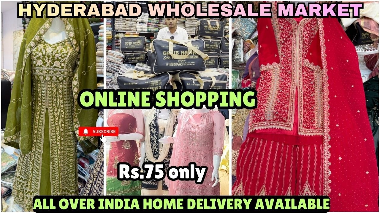 Hyderabad Wholesale Market | Online Sale | Readymade Suits Mega Sale 😱| START YOUR BUSINESS#clothing