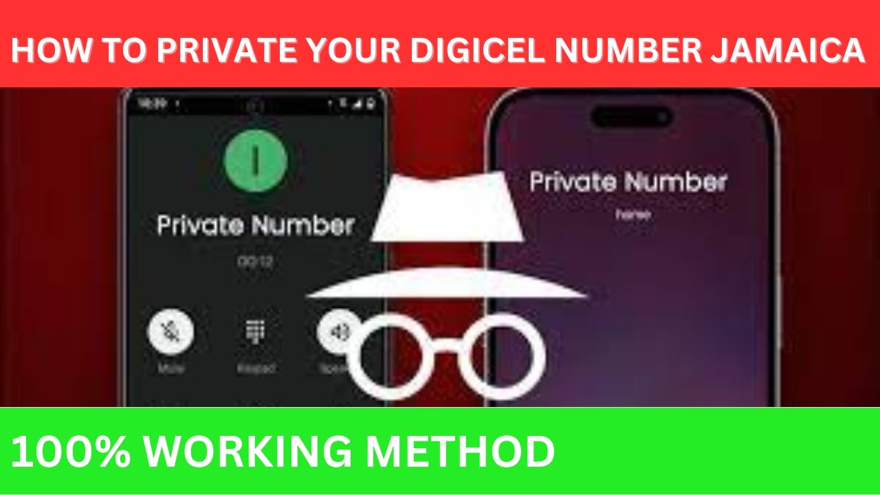 How To Private Your Digicel Number In Jamaica YouTube