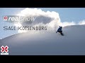 Sage kotsenburg real snow 2021  world of x games