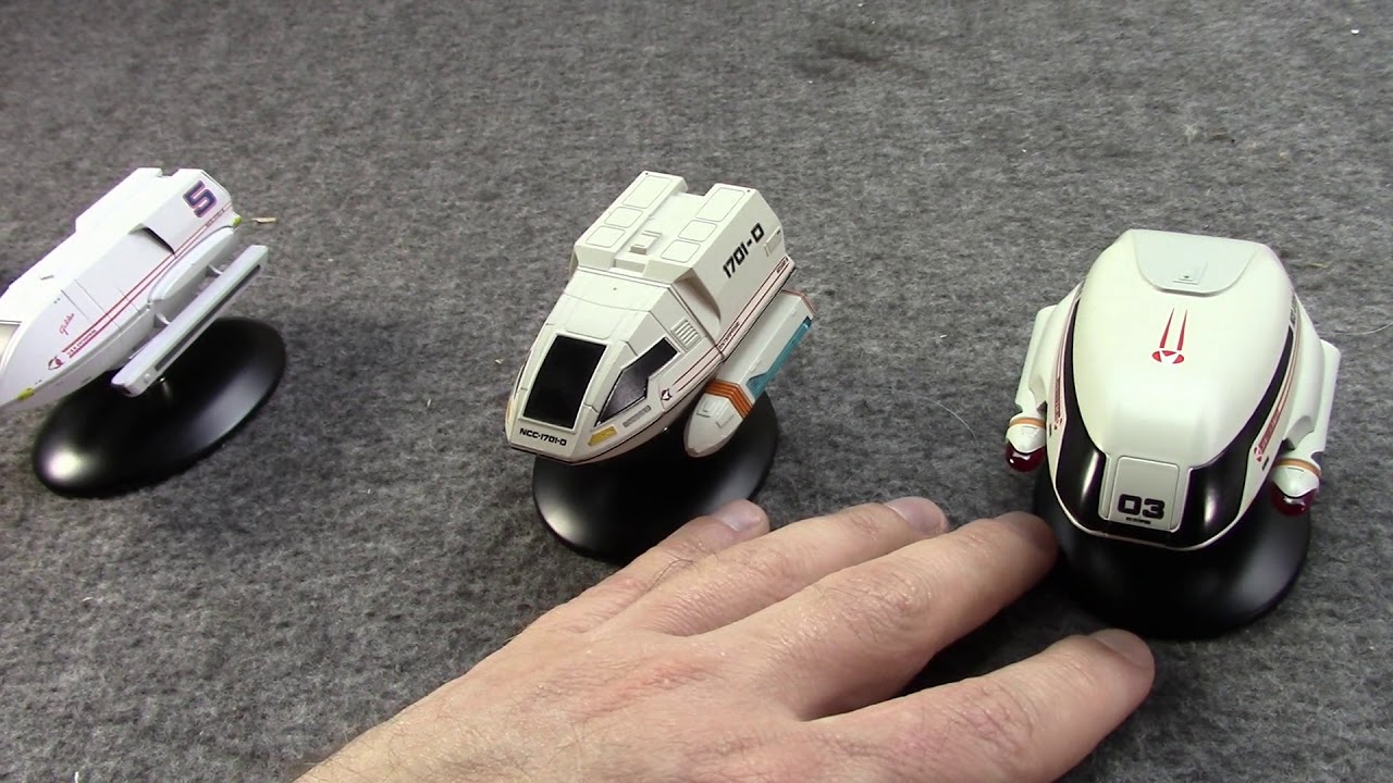 Starfleet Shuttle Overview: Eaglemoss Models From TOS, TNG, VOY, & More