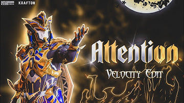 Attention-BGMI Velocity Edit||150 subs special||