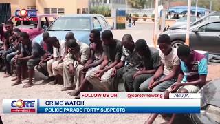 POLICE PARADE 40 SUSPECTS IN ABUJA..watch & share...!