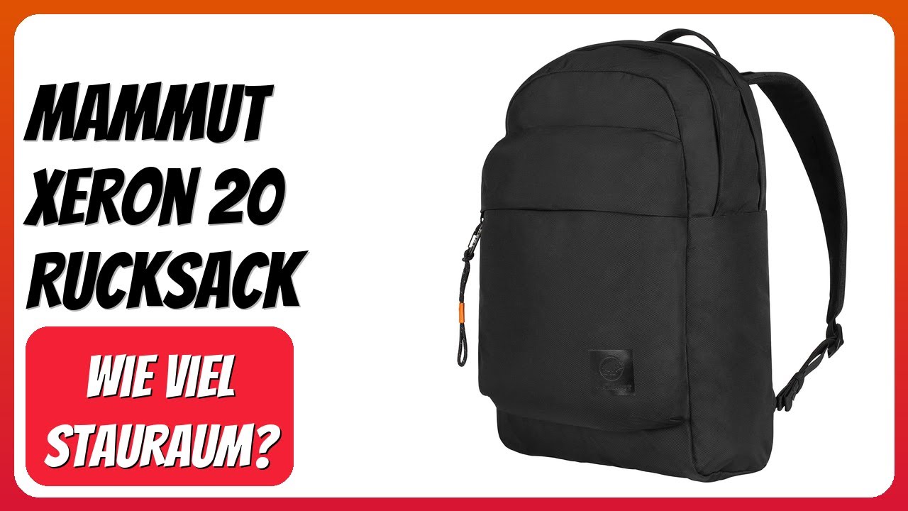 BEWERTUNG (2025): Mammut Xeron 20 Rucksack. WESENTLICHE Einzelheiten