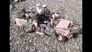 Action Man Land Rover to SAS Pink 1/6th scale Complete.