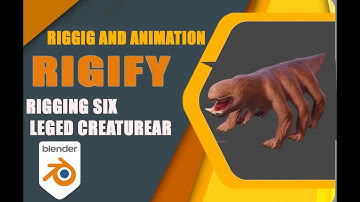 Simple animal rig  using rigify addon blender 3d animation for beginners  quadruped rig blender p1