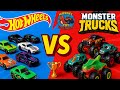 Hot Wheels VS Monster Trucks LOOP Challenge! 🏁 Who Wins the Monster Jam Cup?!