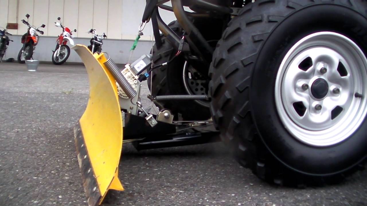 YAMAHA GRIZZLY 660 4×4 ATV Snow Plow Lift_1505181066.t - YouTube