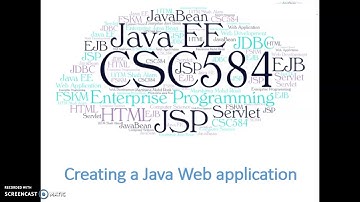 Creating a java web application