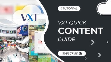 Samsung VXT Content Tab Quick Guide