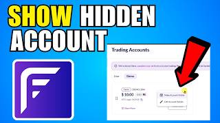 How To Show Hidden Account On Fusion Markets (2026) (Complete Guide)